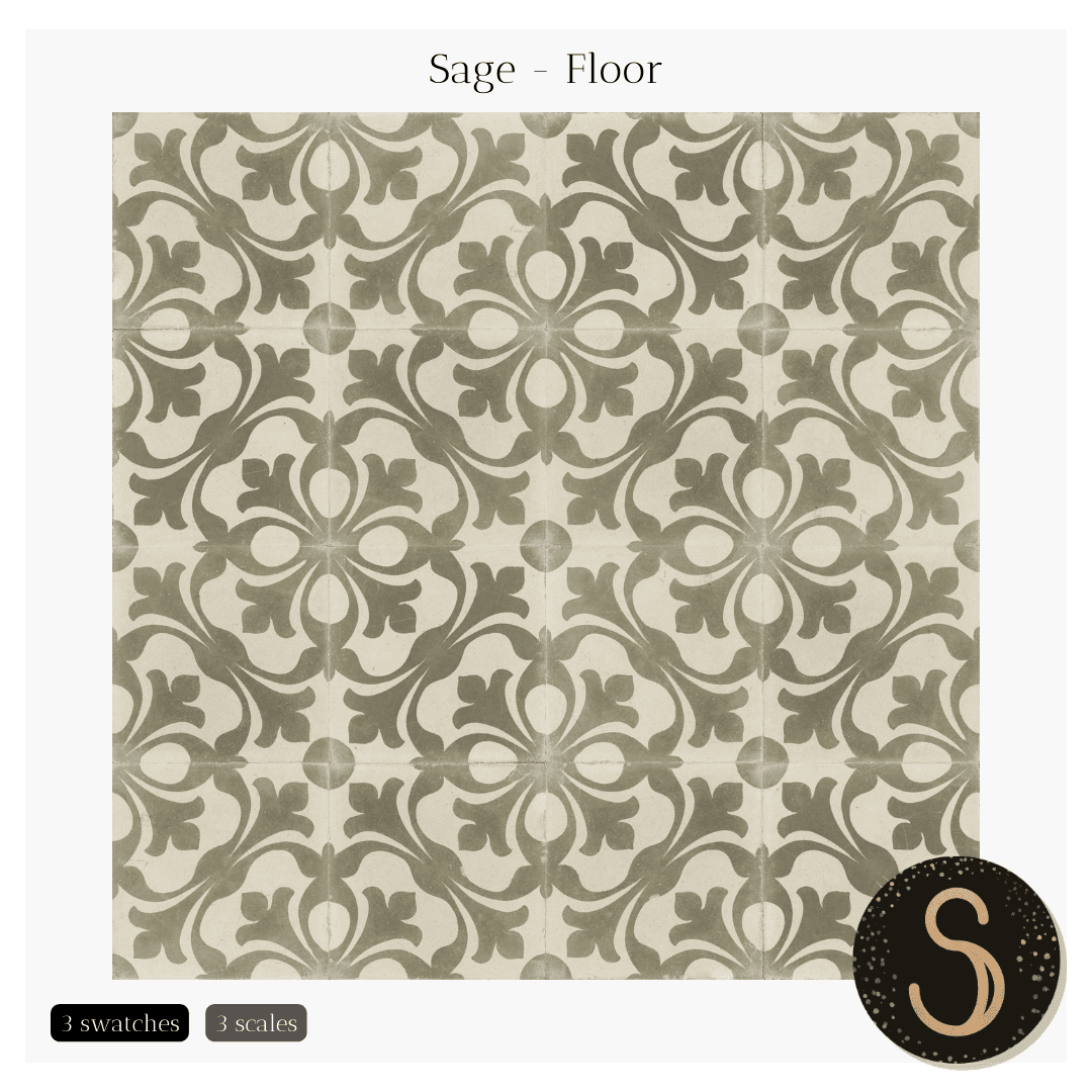 Галерея мода Плитка для пола Sage Floor #1